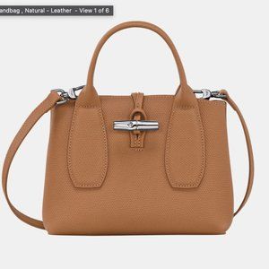 Longchamp ROSEAU S HANDBAG - Natural Leather
